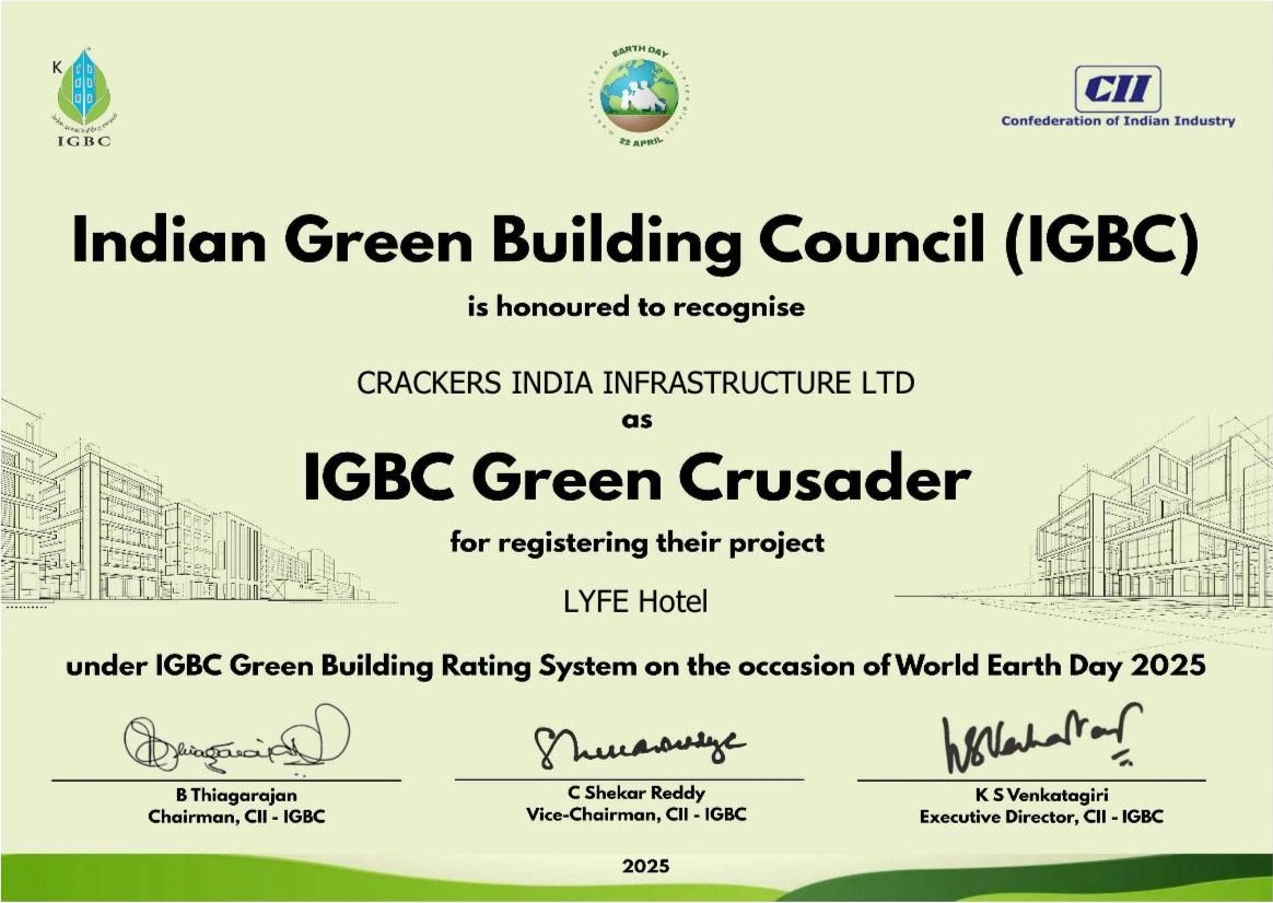 IGBC Green Crusader Certificate 2025